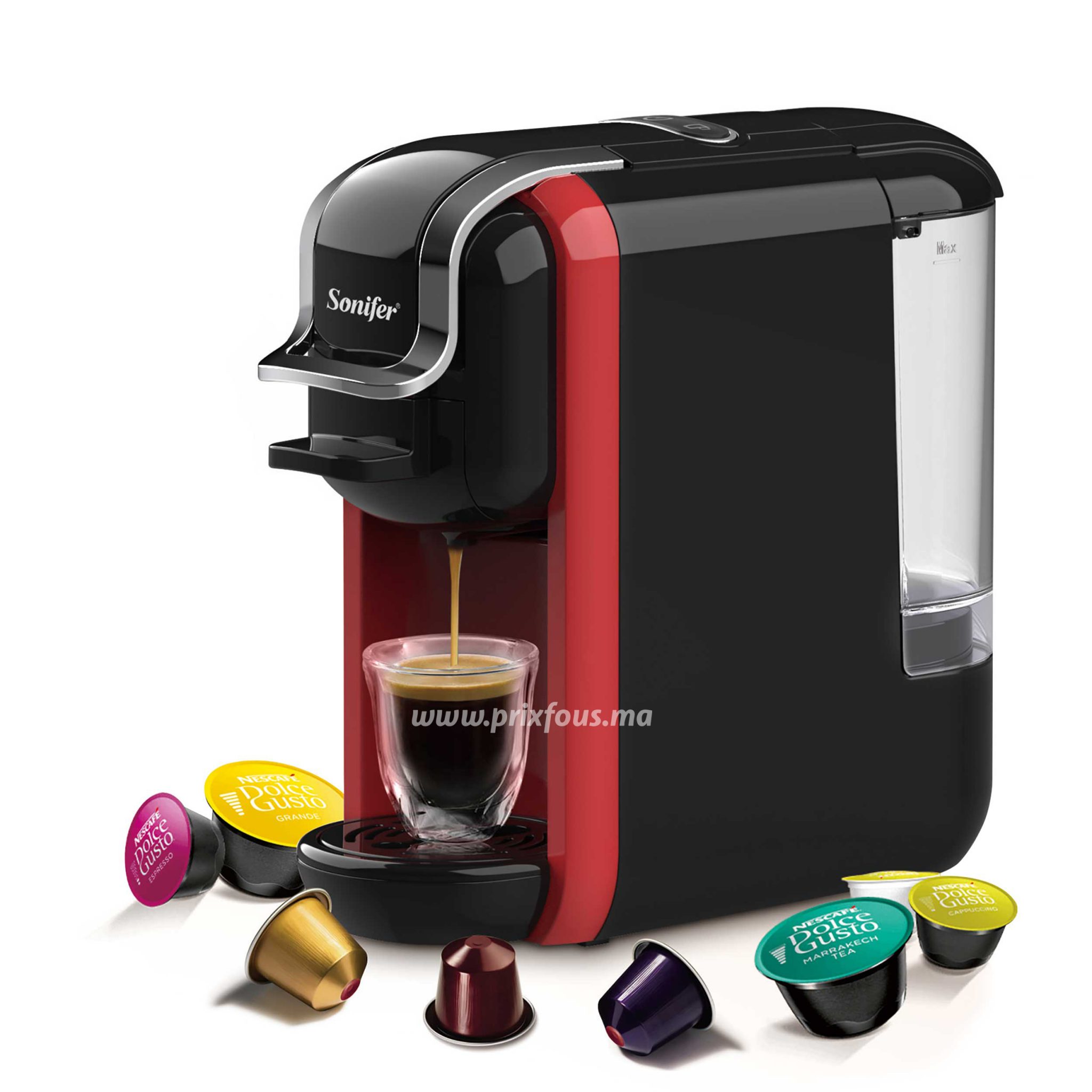 Machine à café 3 en 1 Style italien capsules nespresso dolce gusto